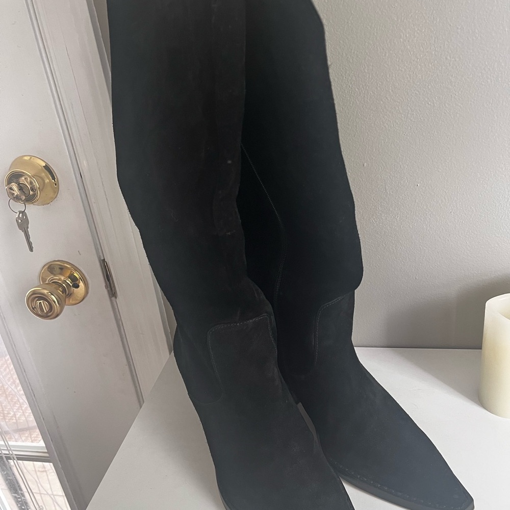 Extra Wide Calf Black Women's Boots
